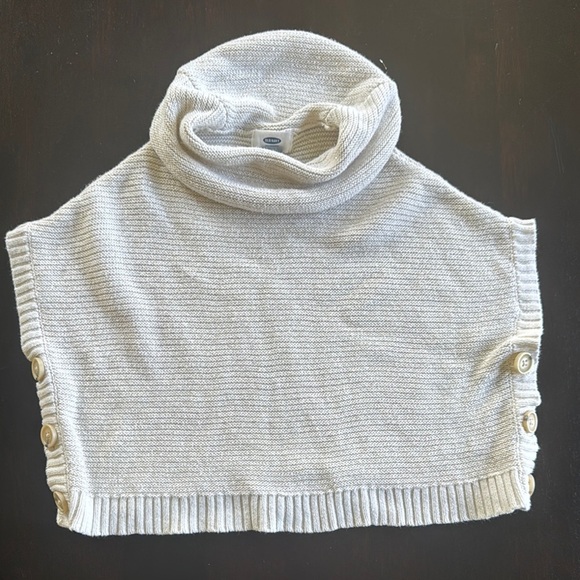 Old Navy Cream Ribbed Knit Sweater Top - Picture 1 of 4